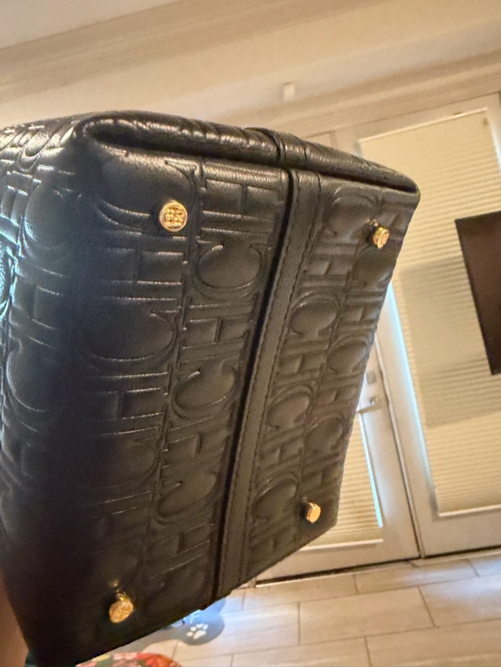 NWT Carolina Herrera MATRYOSHKA LOCKED XS | SMALL HANDBAG Black - Picture 11 of 16